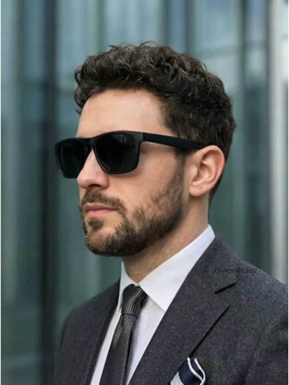 Polarized Sunglasses UV Protection Square Frame Sport Fishing Driving Eyewear